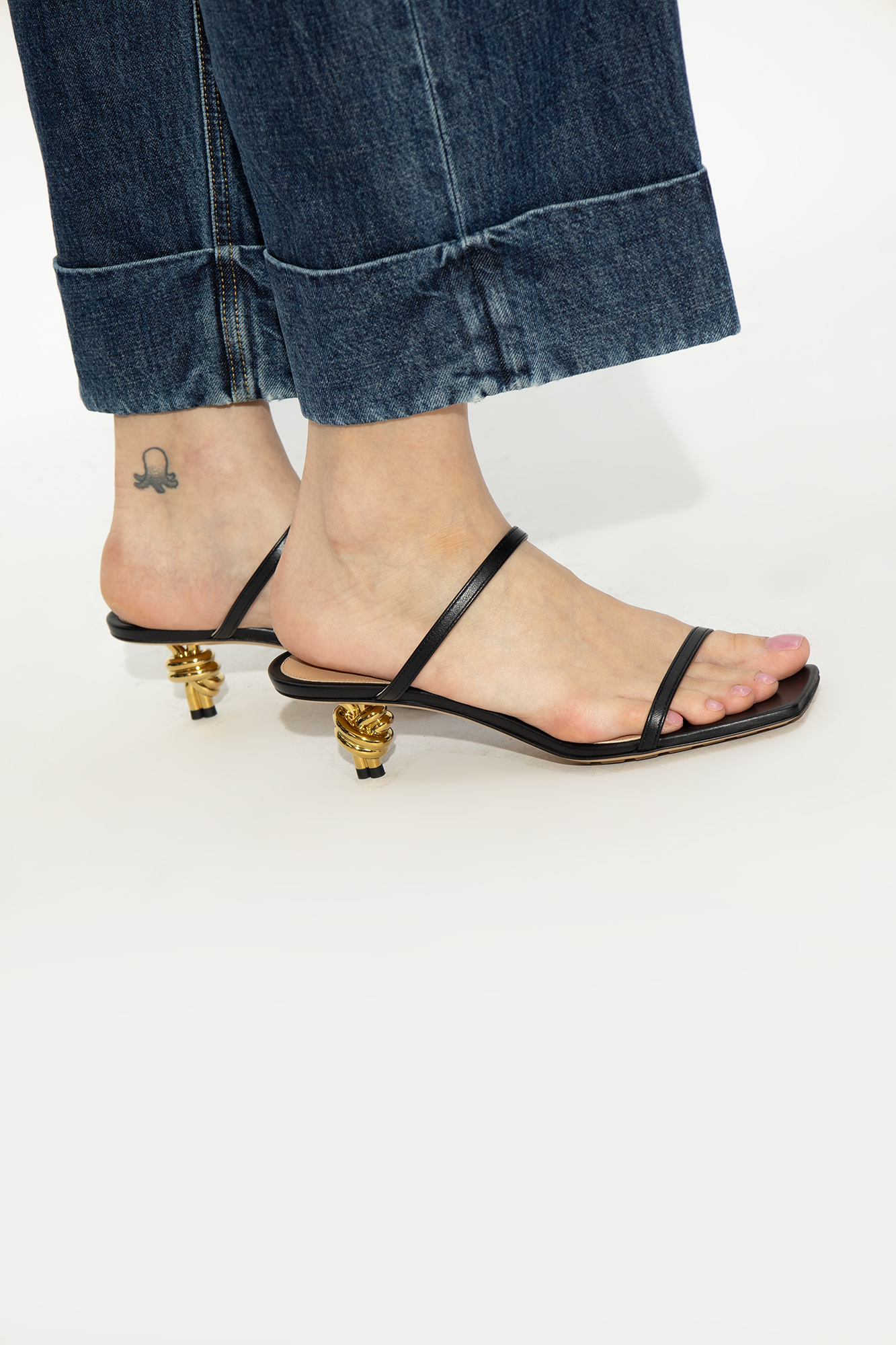 Bottega Veneta 'Knot' heeled sandals | Women's Shoes | Vitkac